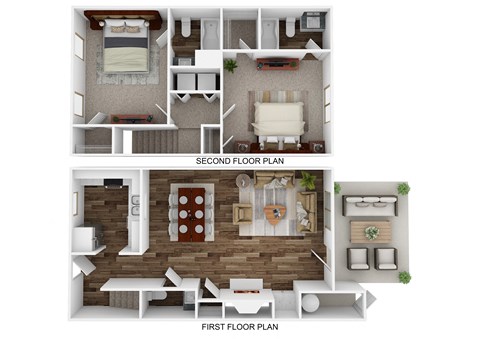 the outlook floor plan  1 bedroom with 1 bath
